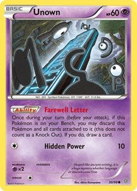 Unown (30/98) [XY Ancient Origins]
