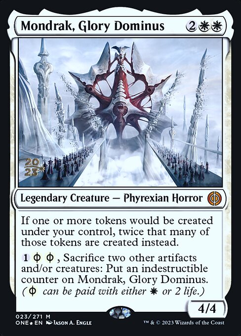Mondrak, Glory Dominus (23s) [Phyrexia: All Will Be One Promos]