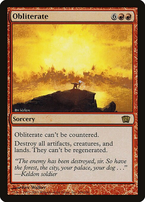 Obliterate (204★) [Eighth Edition]
