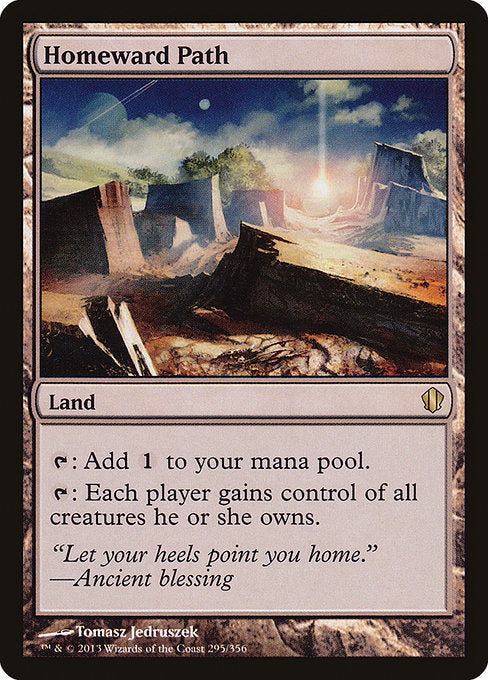Homeward Path (295) [Commander 2013]