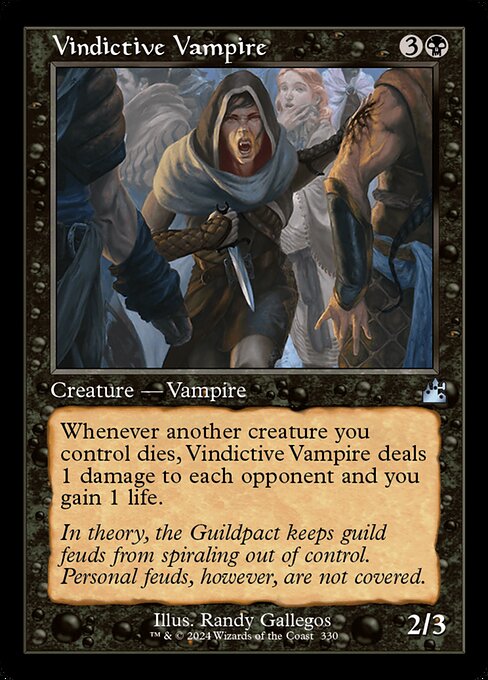 Vindictive Vampire (330) [Ravnica Remastered]