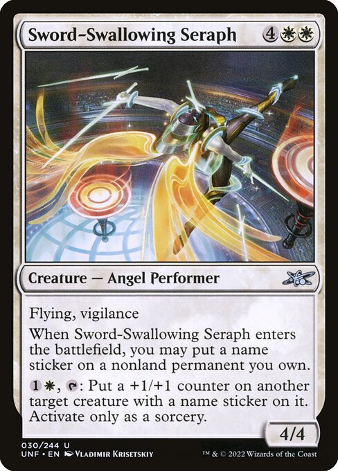 Sword-Swallowing Seraph (30) [Unfinity]