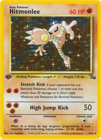 Hitmonlee (7) (07/62) [Fossil]