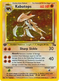 Kabutops (9) (09/62) [Fossil]