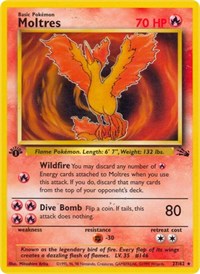 Moltres (27) (27/62) [Fossil]