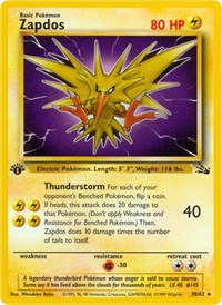 Zapdos (30) (30/62) [Fossil]