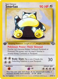 Snorlax (27) (27/64) [Jungle]
