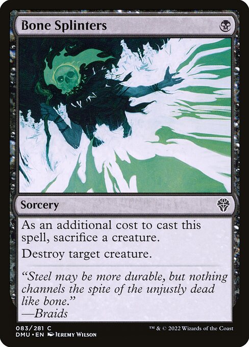 Bone Splinters (83) [Dominaria United]