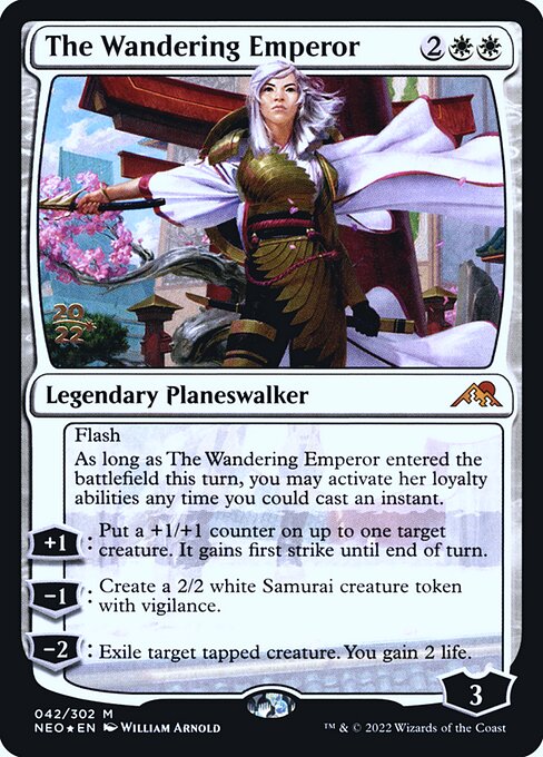 The Wandering Emperor (42s) [Kamigawa: Neon Dynasty Promos]