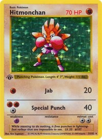 Hitmonchan (007/102) [Base Set Shadowless (Unlimited)]