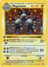 Magneton (009/102) [Base Set Shadowless (Unlimited)]