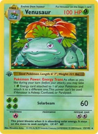 Venusaur (015/102) [Base Set Shadowless (Unlimited)]