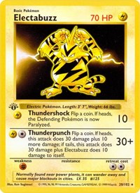 Electabuzz (020/102) [Base Set Shadowless]