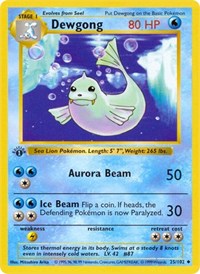 Dewgong (025/102) [Base Set Shadowless]