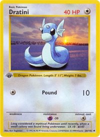 Dratini (026/102) [Base Set Shadowless (Unlimited)]