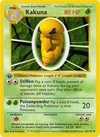 Kakuna (033/102) [Base Set Shadowless]
