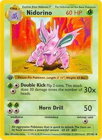 Nidorino (037/102) [Base Set Shadowless]