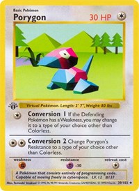 Porygon (039/102) [Base Set Shadowless]