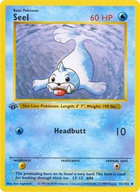 Seel (041/102) [Base Set Shadowless]