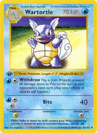 Wartortle (042/102) [Base Set Shadowless]