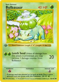 Bulbasaur (044/102) [Base Set Shadowless]