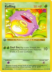 Koffing (051/102) [Base Set Shadowless]