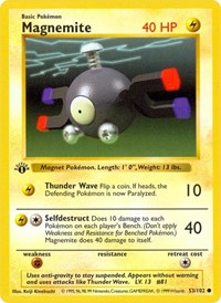 Magnemite (053/102) [Base Set Shadowless (Unlimited)]