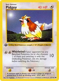 Pidgey (057/102) [Base Set Shadowless]