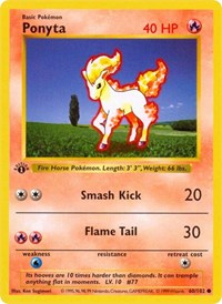 Ponyta (060/102) [Base Set Shadowless (Unlimited)]