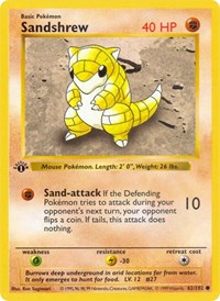 Sandshrew (062/102) [Base Set Shadowless]