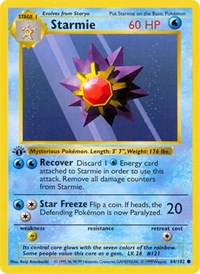 Starmie (064/102) [Base Set Shadowless (Unlimited)]