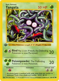 Tangela (066/102) [Base Set Shadowless (Unlimited)]