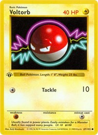 Voltorb (067/102) [Base Set Shadowless (Unlimited)]
