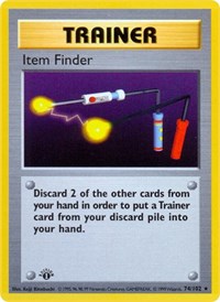 Item Finder (074/102) [Base Set Shadowless]