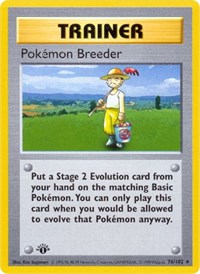 Pokemon Breeder (076/102) [Base Set Shadowless]
