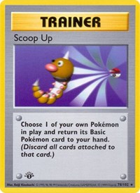 Scoop Up (078/102) [Base Set Shadowless]