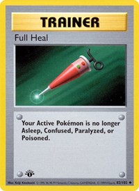 Full Heal (082/102) [Base Set Shadowless (Unlimited)]