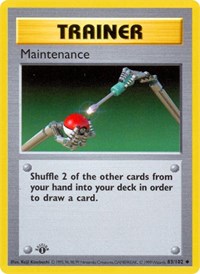 Maintenance (083/102) [Base Set Shadowless]