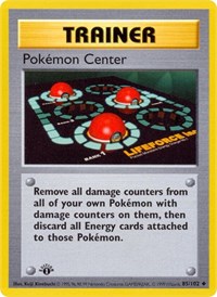Pokemon Center (085/102) [Base Set Shadowless]