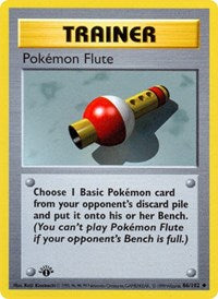 Pokemon Flute (086/102) [Base Set Shadowless]