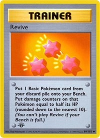 Revive (089/102) [Base Set Shadowless (Unlimited)]