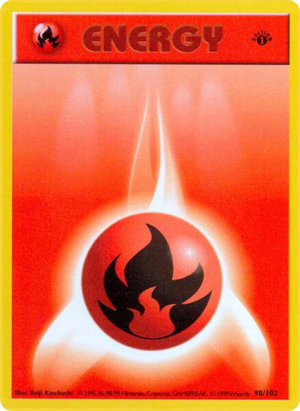 Fire Energy (098/102) [Base Set Shadowless]