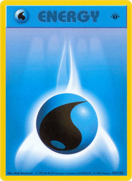 Water Energy (102/102) [Base Set Shadowless]