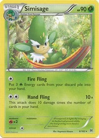 Simisage (6/162) [XY BREAKthrough]