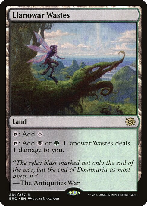 Llanowar Wastes (264) [The Brothers' War]