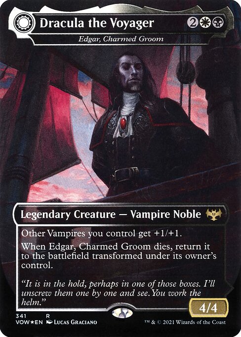 Edgar, Charmed Groom // Edgar Markov's Coffin (341) [Innistrad: Crimson Vow] [Borderless]