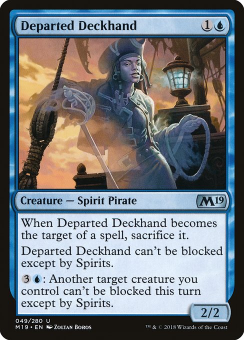 Departed Deckhand (49) [Core Set 2019]