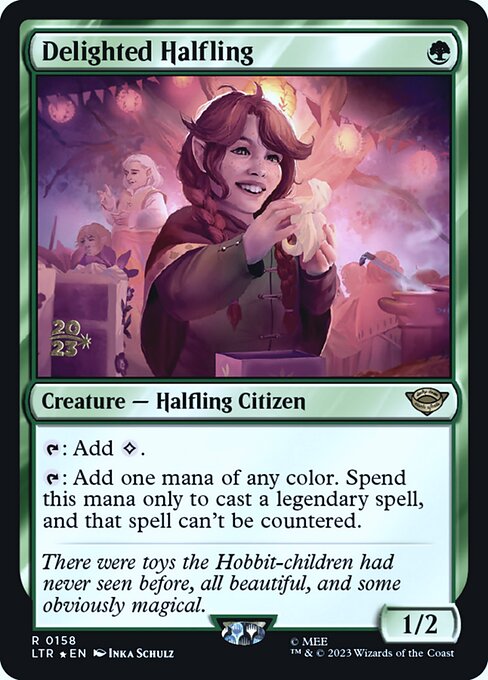 Delighted Halfling (158s) [Tales of Middle-earth Promos]