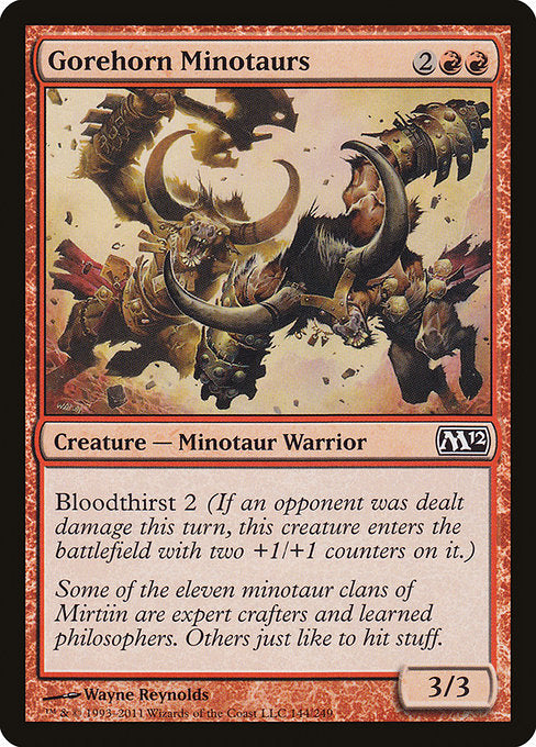 Gorehorn Minotaurs (144) [Magic 2012]