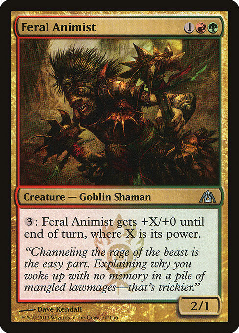 Feral Animist (70) [Dragon's Maze]